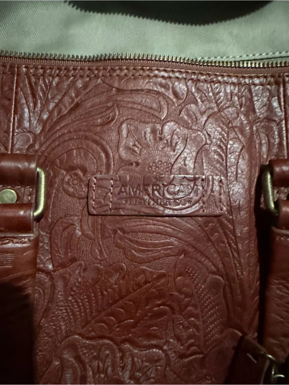 American Leather Company Travel Bag